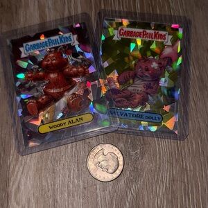 Garbage Pail Kids x Topps Chrome  checklist Woody Allen and Salvatore Dolly Crkd